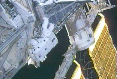ISS spacewalk image