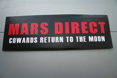 Mars Society bumper sticker