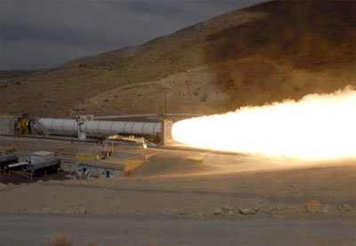 DM-1 rocket firing