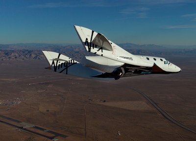 SpaceShipTwo in glide
