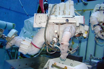 STS-114 EVA preps