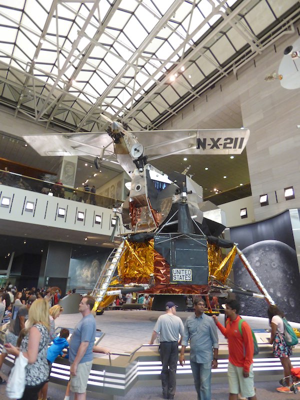 Apollo LM and Spirit of St. Louis
