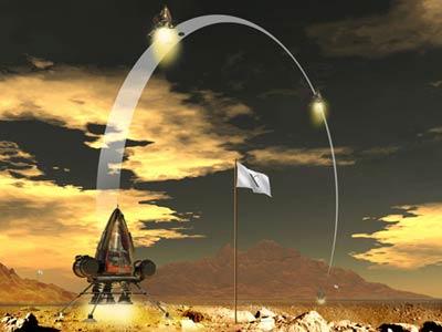 Lunar Lander challenge illustration