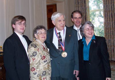 Roger Easton and family