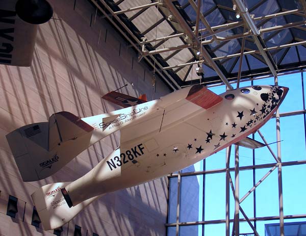 Side view of SpaceShipOne