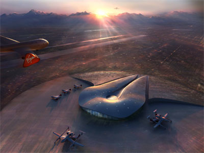 Spaceport America illustration