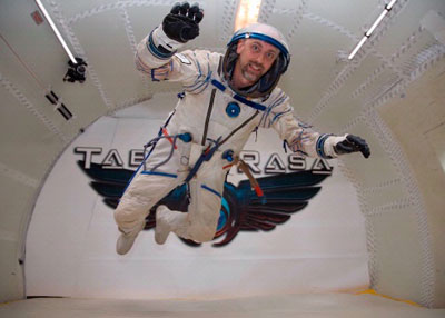 Garriott in zero-g