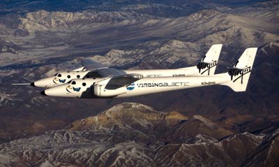 WhiteKnightTwo in flight