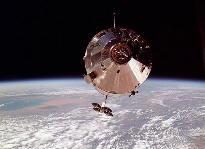 Apollo 9 in Earth orbit