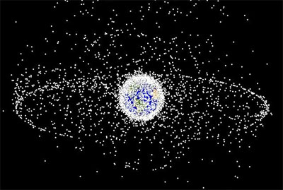 orbital debris illustration