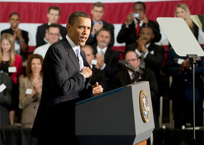 Obama at KSC