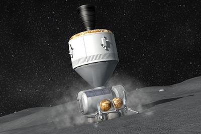 Asteroid mission illustration