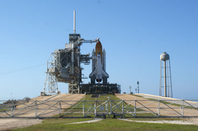 Atlantis on the pad