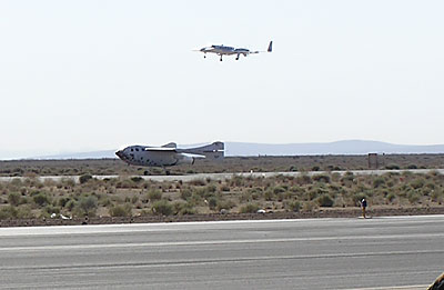 SpaceShipOne landing