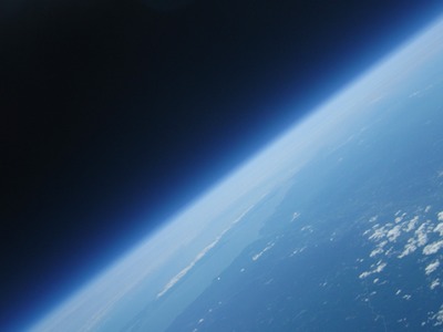 image of Earth from balloon