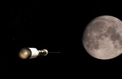Space Adventures lunar mission illustration