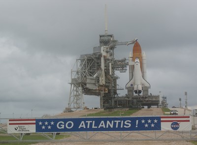 Atlantis on the pad