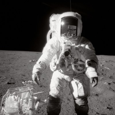 astronaut on Moon