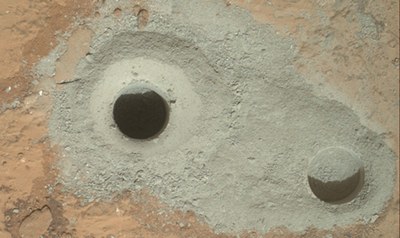 MSL drill holes