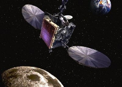 AsiaSat 3 lunar flyby