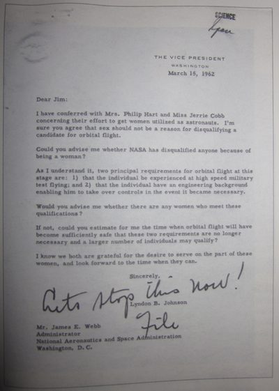 LBJ letter