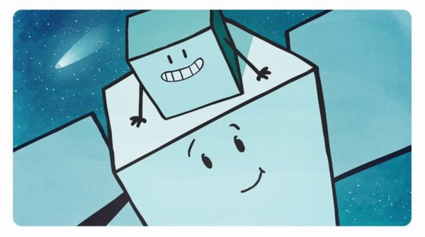 Rosetta and Philae cartoon