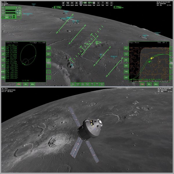 Orbiter at Moon