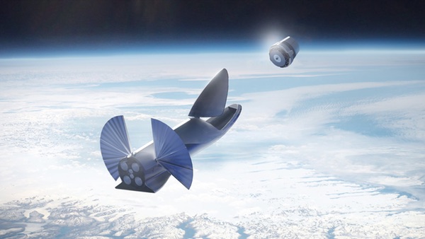 BFR in Earth orbit