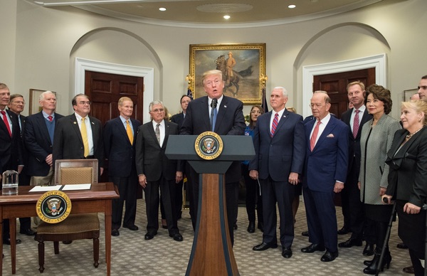 Trump at signing