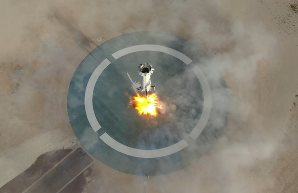 New Shepard landing