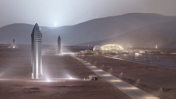 SpaceX Mars settlement