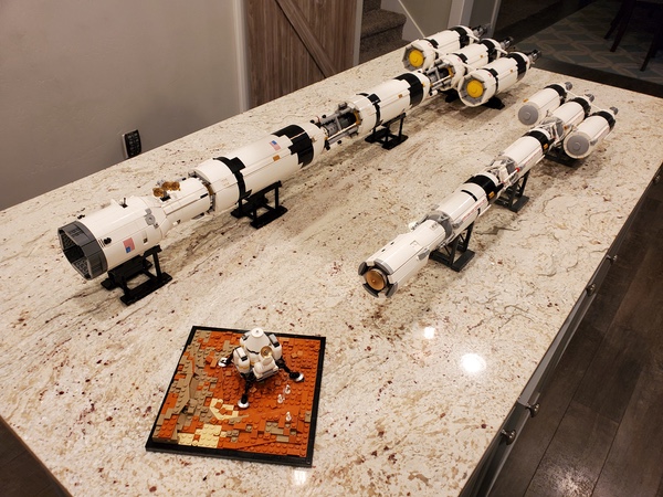 The Space Review Flights to Mars real and LEGO