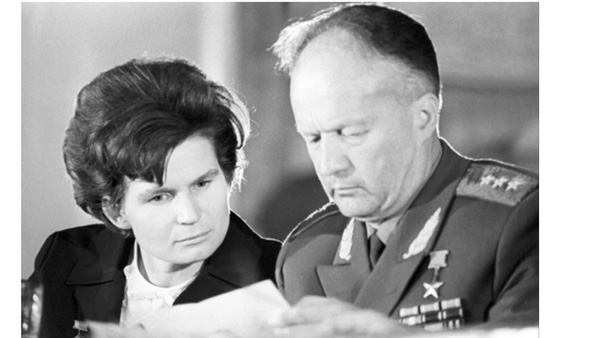 Kamanin and Tereshkova