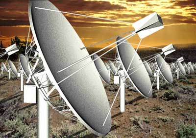 Allen Telescope Array illustration