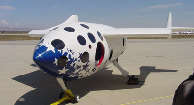 SpaceShipOne at April rollout