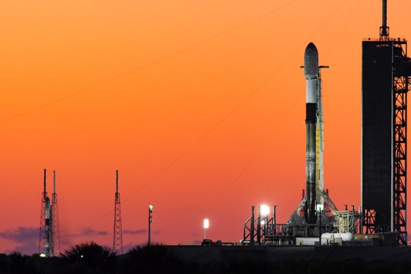 Falcon 9 vehicles at Cape Canaveral