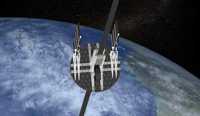 space elevator illustration