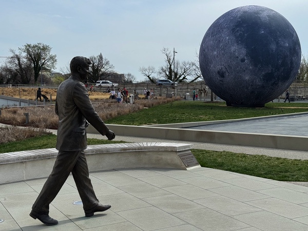 JFK and the moon