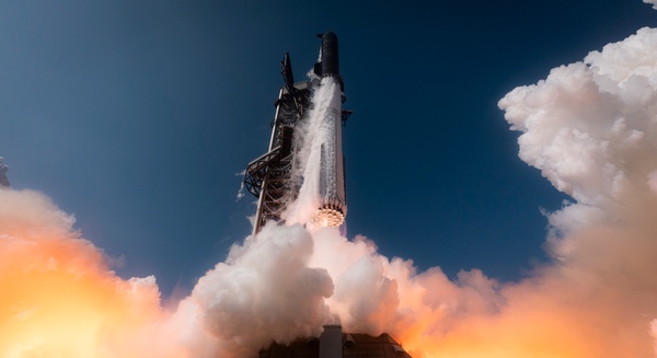 Starship liftoff