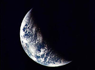 Earth seen by Apollo 11