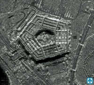 radar image of the Pentagon