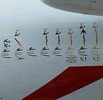 White Knight mission decals