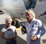 Eve and Richard Branson