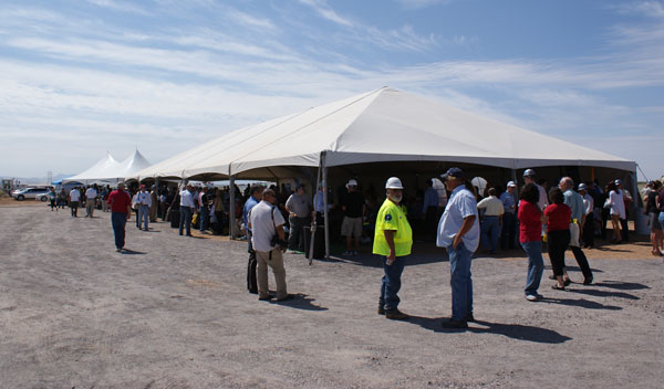 crowd at groundbreaking