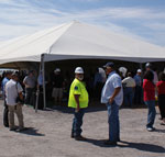 crowd at groundbreaking