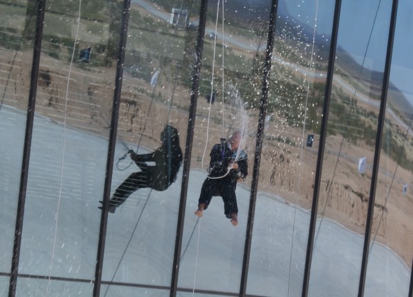 Branson and champagne