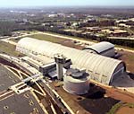 Udvar-Hazy center aerial shot